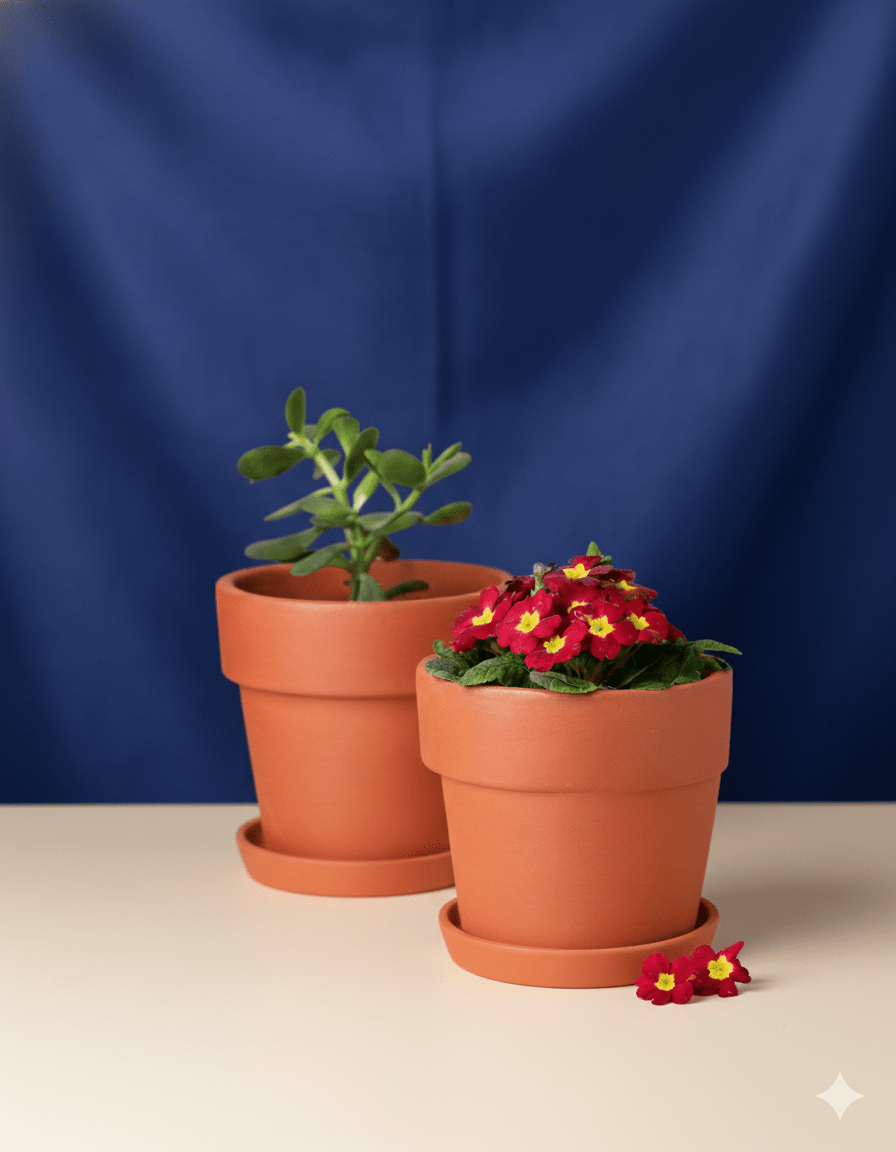 Gamla Planter Small 4 Inch | Terracotta Handmade Pot – Home & Garden on Brown Living™. SKU: PL10-2A. Img 18.