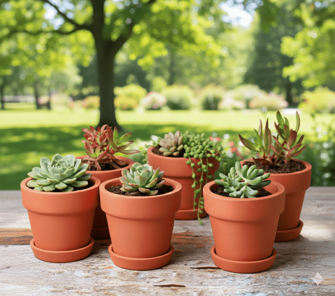 Gamla Planter Small 4 Inch | Terracotta Handmade Pot – Home & Garden on Brown Living™. SKU: PL10-6. Img 11.