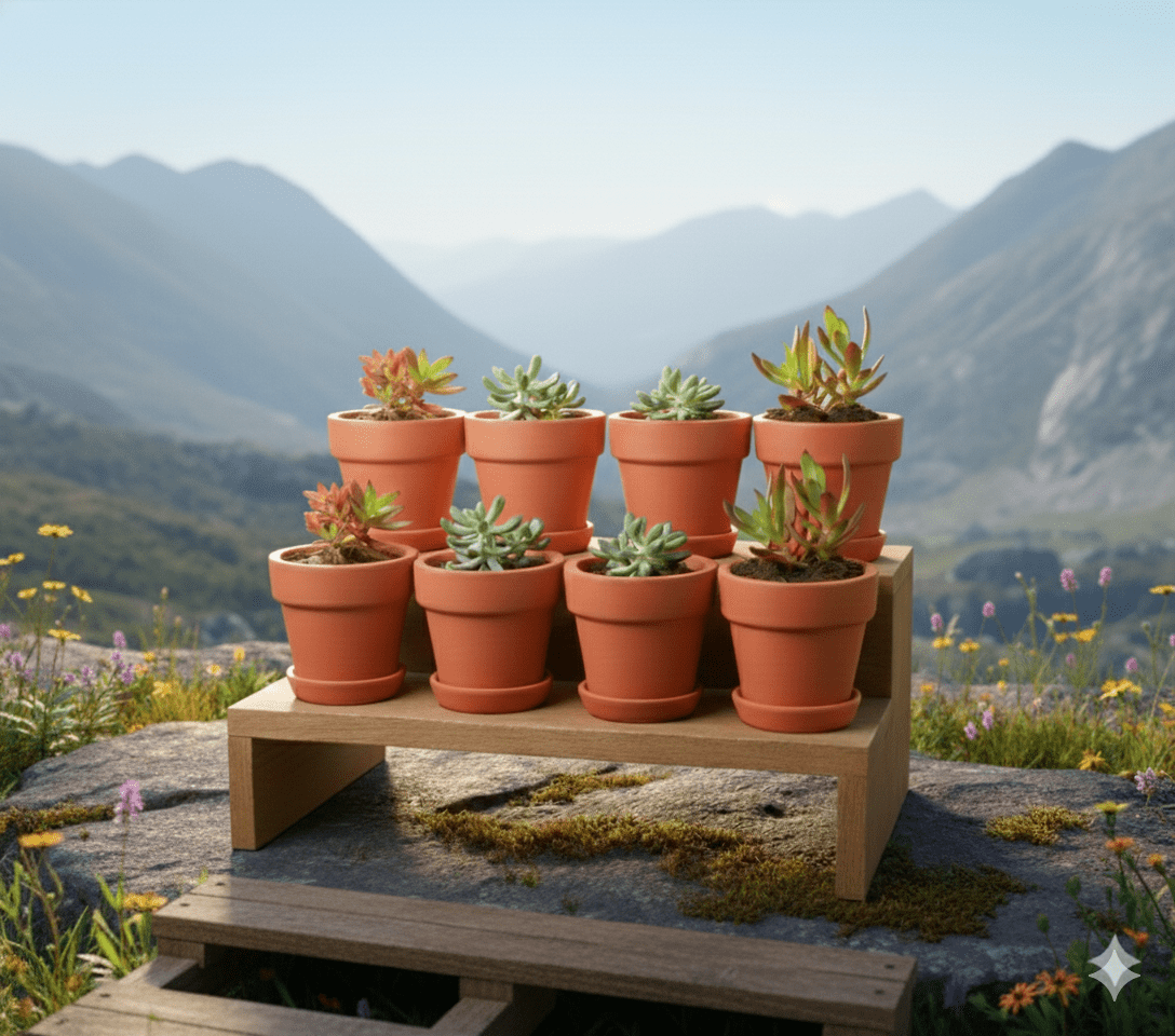 Gamla Planter Small 4 Inch | Terracotta Handmade Pot – Home & Garden on Brown Living™. SKU: PL10-8. Img 28.