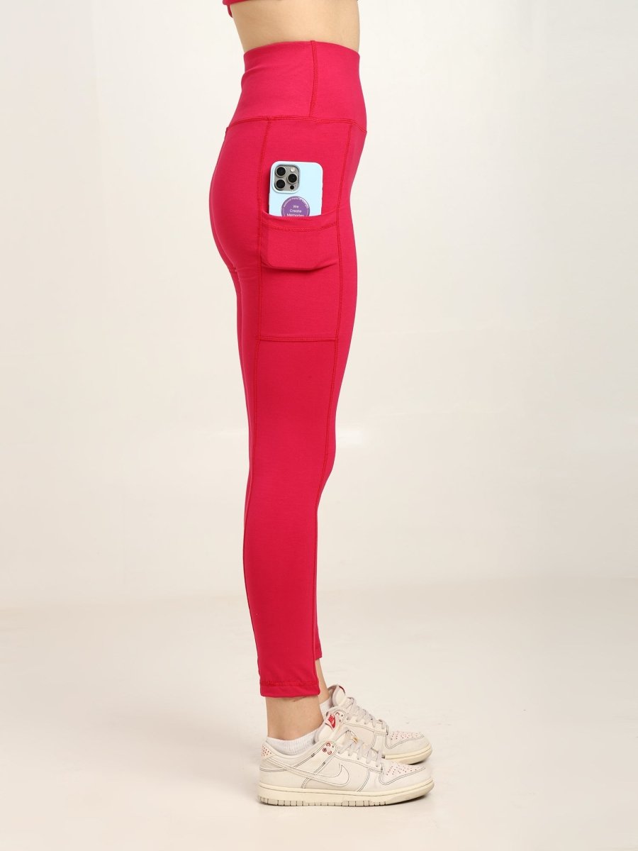 Gen Z High - Waist Bamboo Yoga Pants with Pockets – Womens Leggings by Bamboology available on Brown Living™. S Black. SKU: YOGA - POCKET - PANT - BLK - S - n. Img 9.