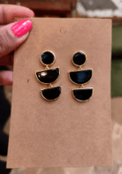Geometric Statement Earrings – Womens Earrings on Brown Living™. SKU: TW0348. Img 1.