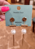 Geometric Statement Earrings – Womens Earrings on Brown Living™. SKU: TW0353. Img 2.