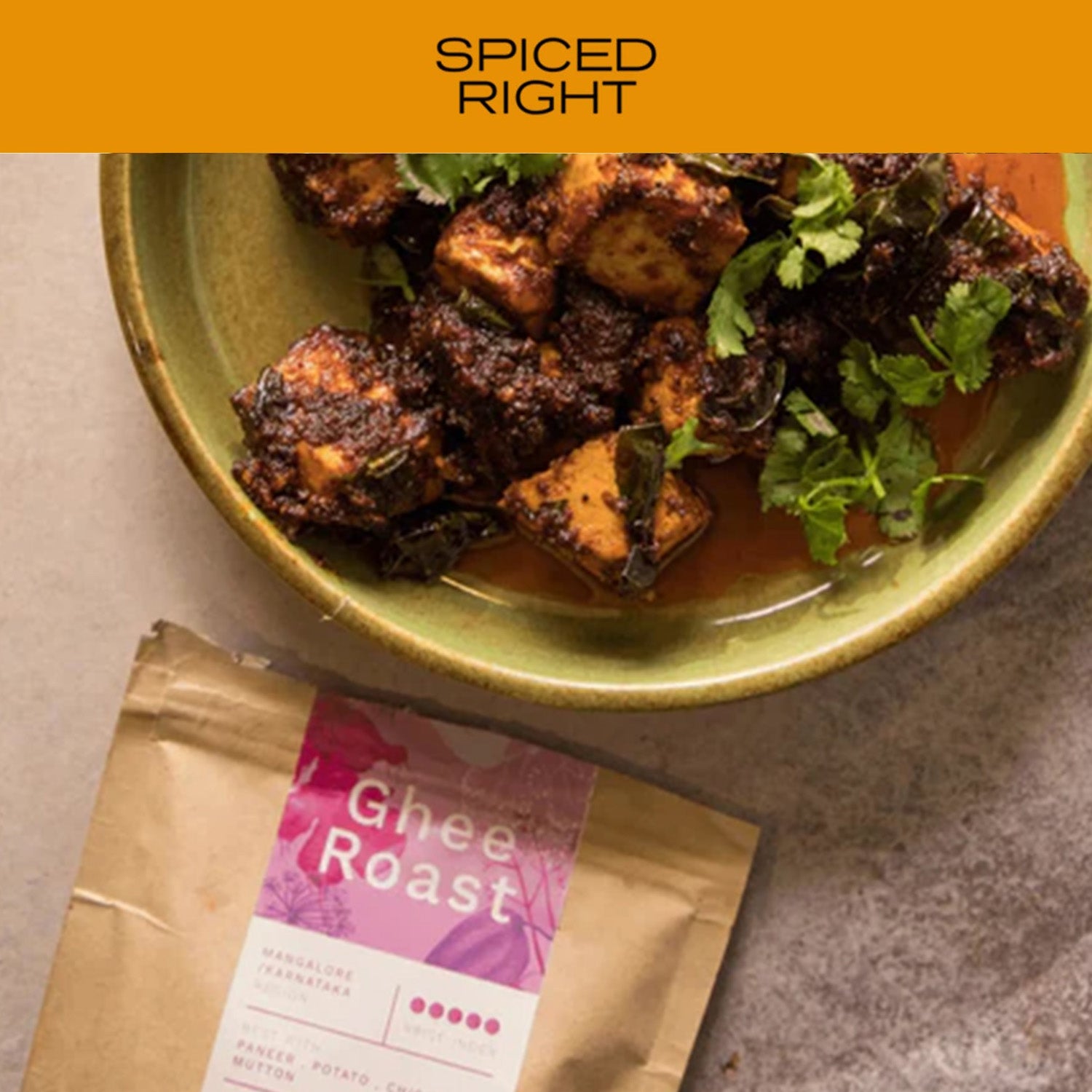Ghee Roast Masala - Mangalorean Spice Blend, No Fillers – Seasonings & Spices on Brown Living™. SKU: SRAWB. Img 2.
