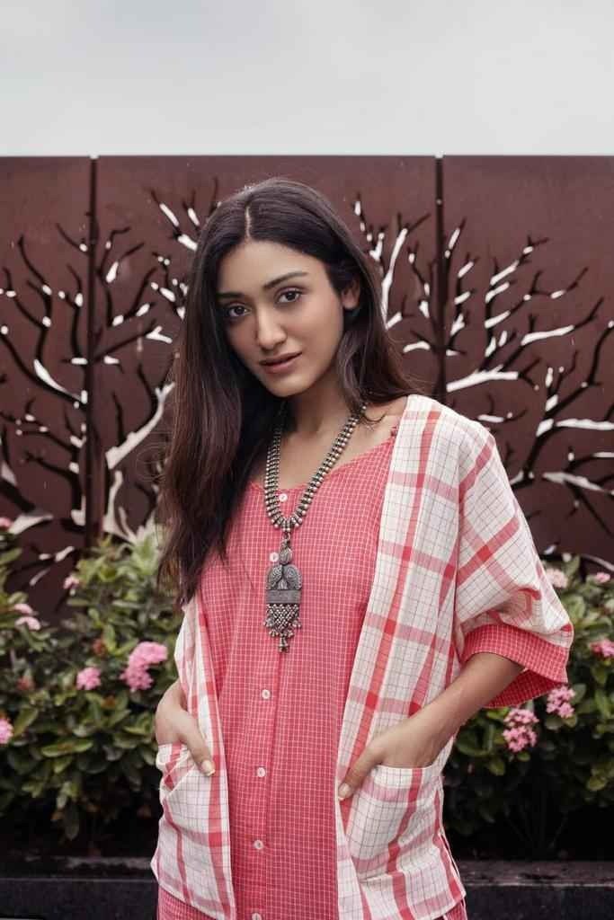 Gingham Cotton Midi Dress & Jacket – Womens Dress on Brown Living™. SKU: ANTGCMDJXXL. Img 3.