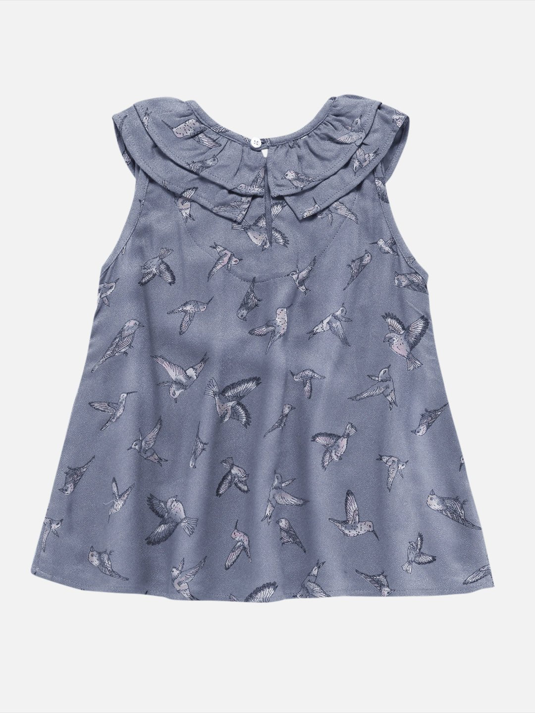 Girls Bird Flock Top & Shorts Set Regular Fit – Cute Summer Outfit – Kids Daywear Sets on Brown Living™. SKU: PG119_1. Img 3.