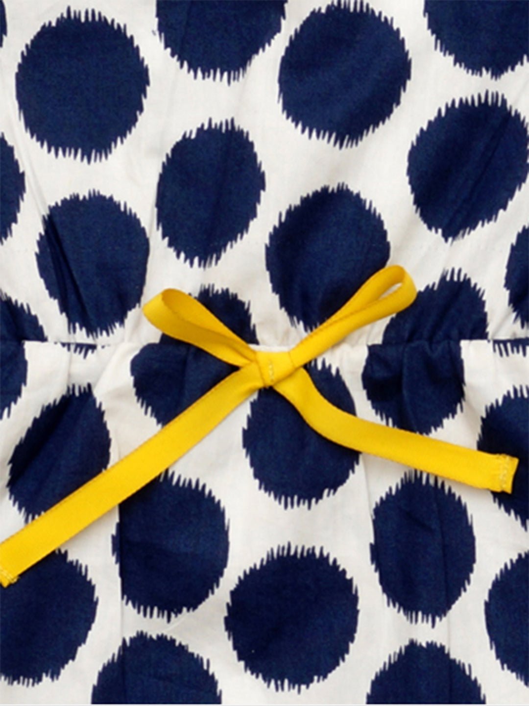 Girls Cotton Dodger Dress White & Blue – Comfortable Stylish Dress – Kids Daywear Sets on Brown Living™. SKU: PG140_1. Img 2.