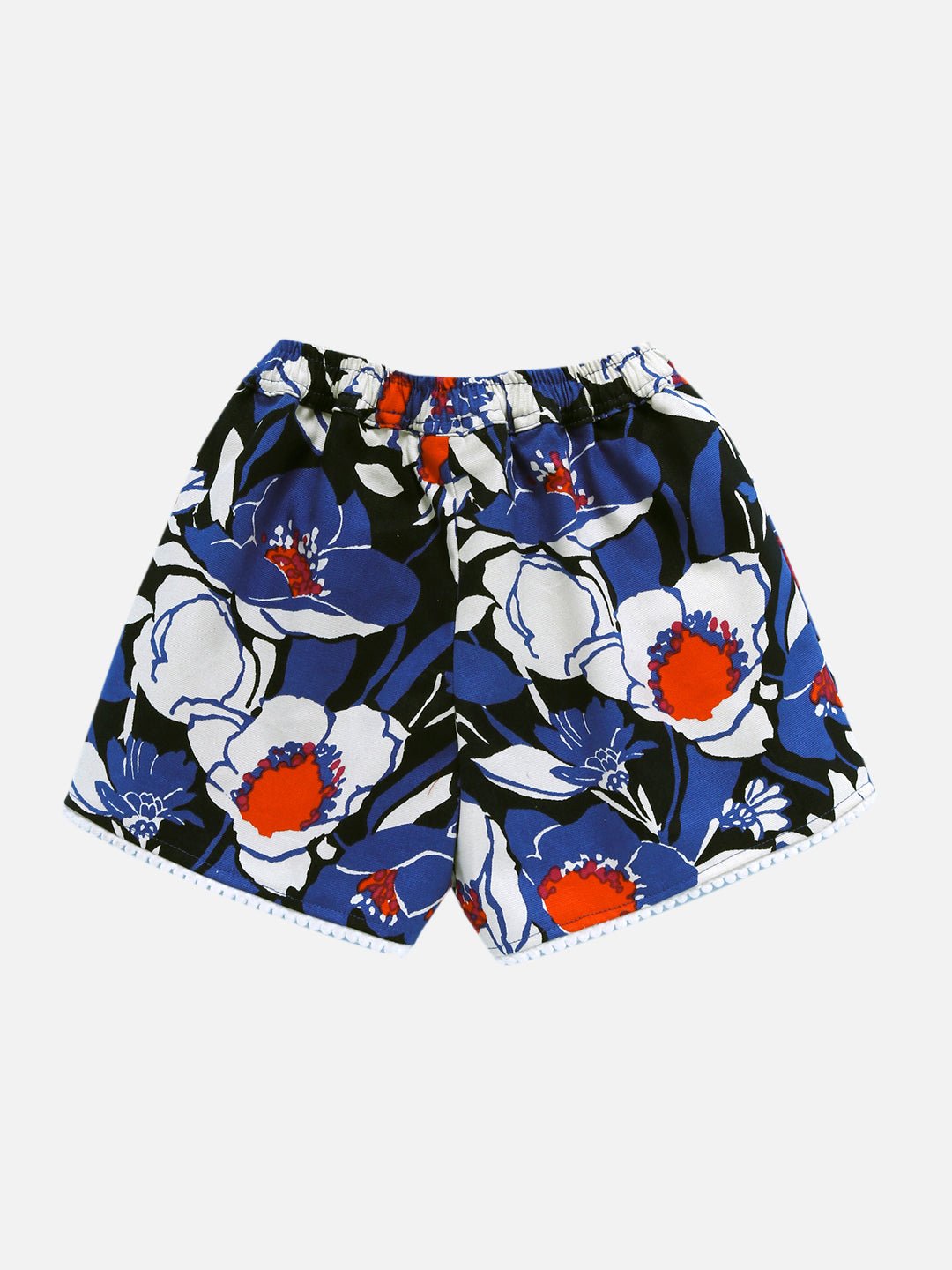 Girls Frost Top & Short Set White & Blue – Regular Fit Summer Outfit – Kids Daywear Sets on Brown Living™. SKU: PG120_1. Img 6.