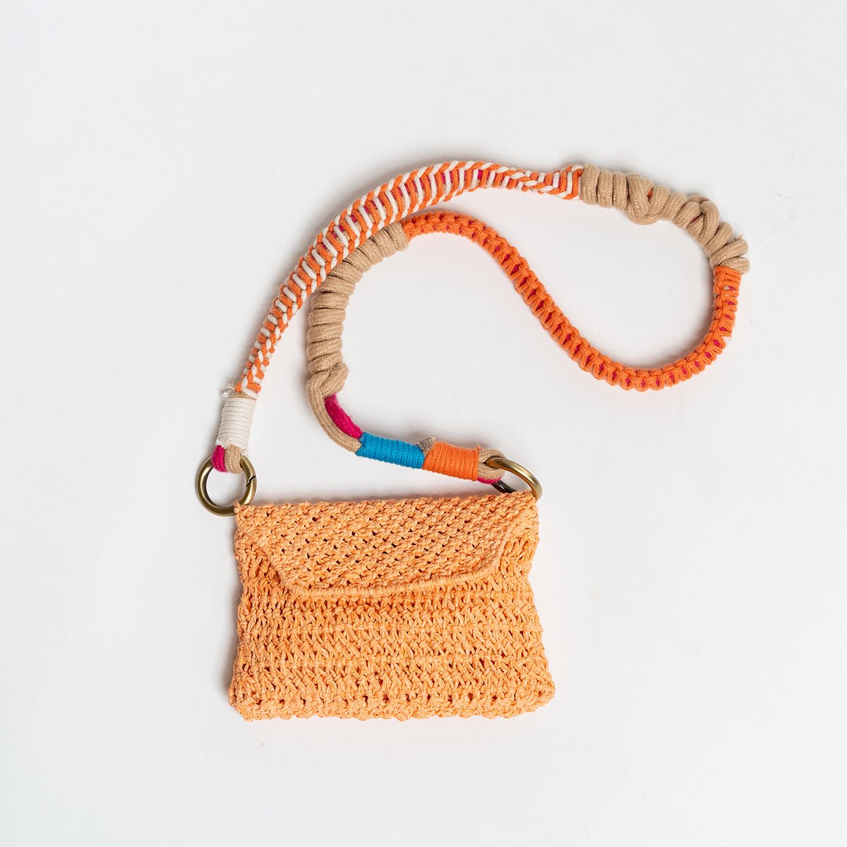 Glee Raffia Mini Bag | Handwoven Natural Raffia Sling Bag – Handbags on Brown Living™. SKU: S24GLEERA210-T. Img 4.