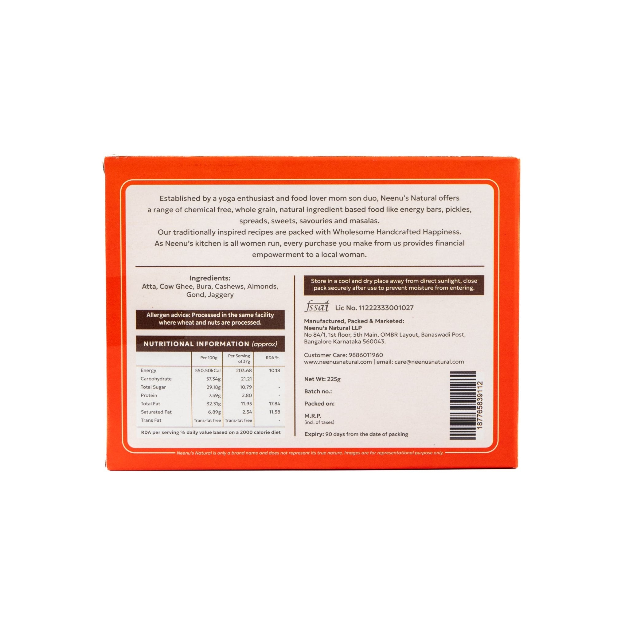 Gond Ke Laddoo | Nutritious Ayurvedic Energy Laddoo for Health – Sweets on Brown Living™. SKU: NN_18. Img 2.