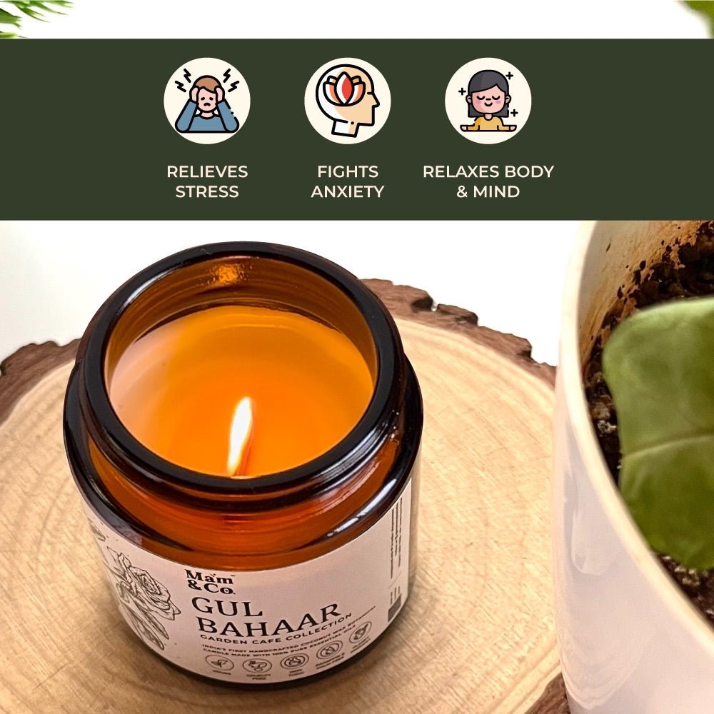 Gul Bahaar - 100% Coconut Wax Botanical Candle | Verified Sustainable by Brown Living™