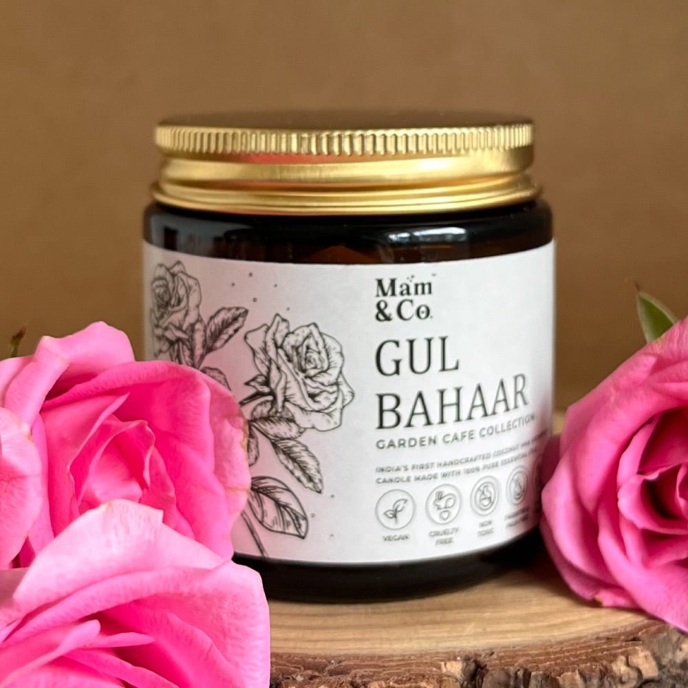 Gul Bahaar - 100% Coconut Wax Botanical Candle | Verified Sustainable by Brown Living™