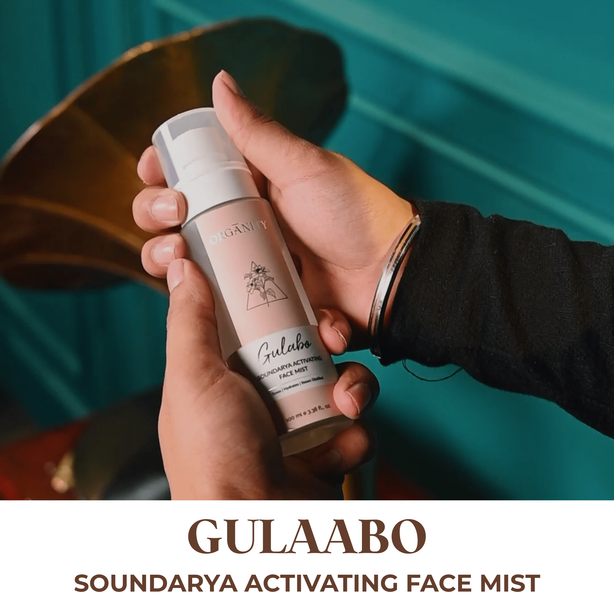 Gulabo - Soundarya Activating Face Mist – Face Toner on Brown Living™. SKU: ORG-FM-GULABO-100. Img 4.