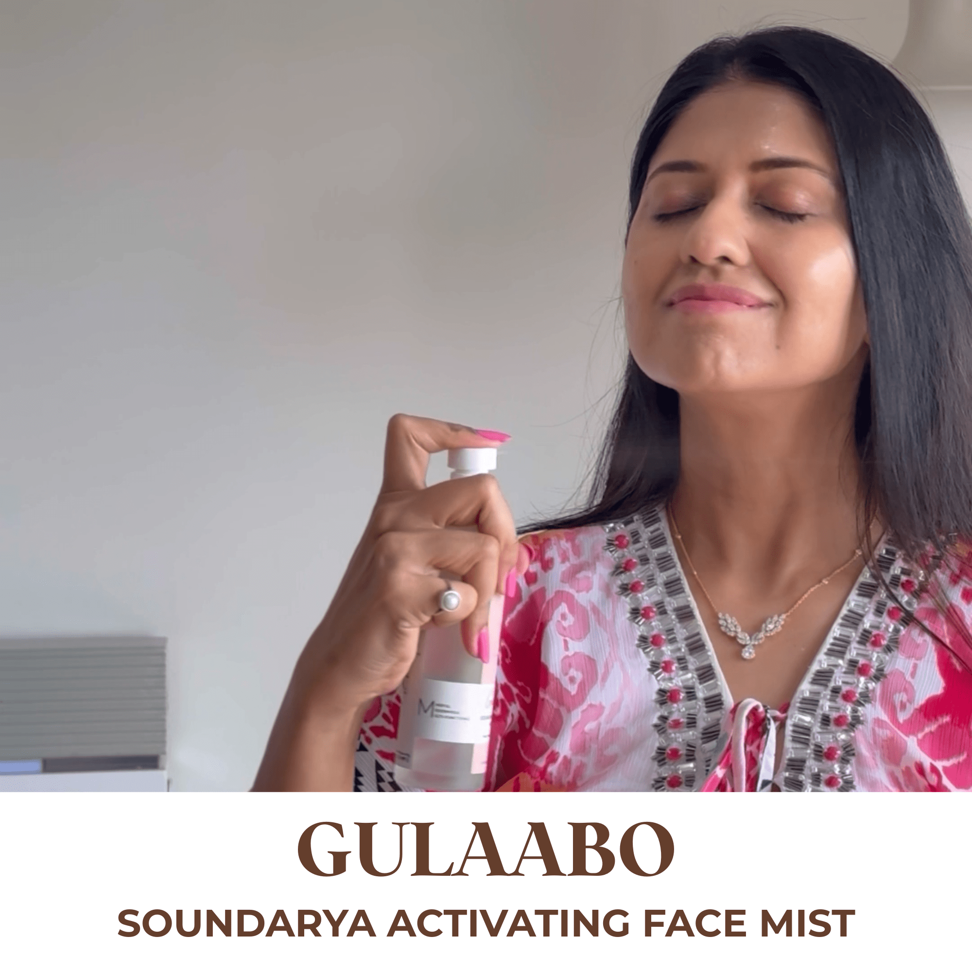 Gulabo - Soundarya Activating Face Mist – Face Toner on Brown Living™. SKU: ORG-FM-GULABO-100. Img 6.