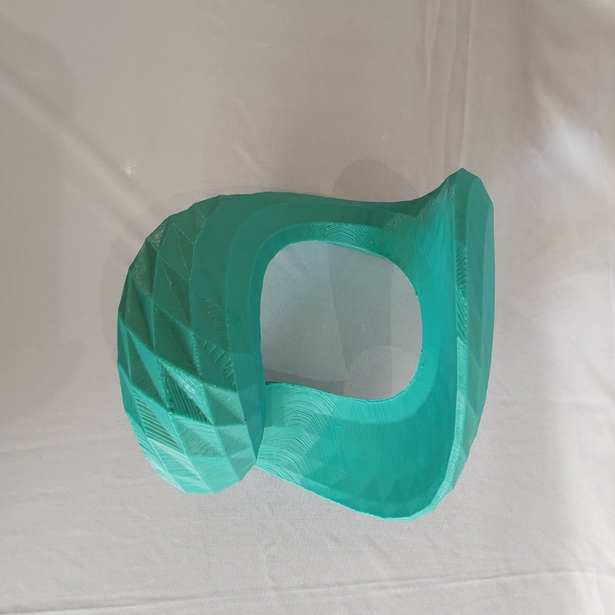 Halcyon Ubiquity Plant - Based Seafoam Green Sculpture – Home Decor on Brown Living™. SKU: HAUBEDPLAGA081. Img 3.