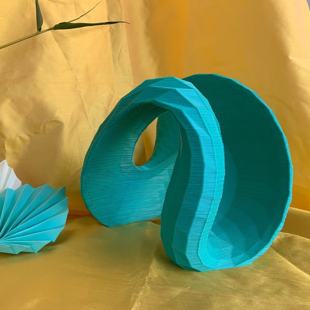 Halcyon Ubiquity Plant - Based Seafoam Green Sculpture – Home Decor on Brown Living™. SKU: HAUBEDPLAGA081. Img 1.