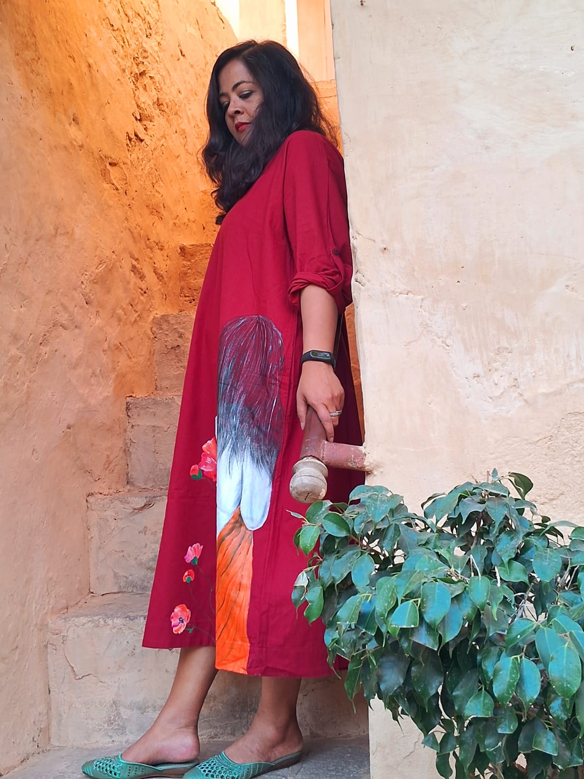 ladies maxi cotton dresses Hand Painted Long Dress for Women FASH DAY Get full washing tips Original Slaw Dressing 24 Size:3-4y(l)