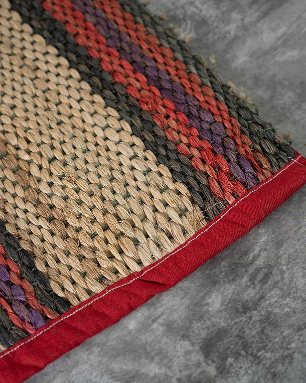 Handcrafted Banana Fiber Mat | Eco - Friendly Sustainable Floor Mat – Mats & Rugs on Brown Living™. SKU: ANTHBFMMPMHHG. Img 2.