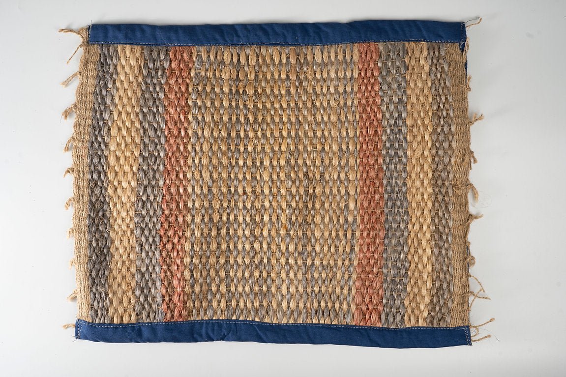 Handcrafted Banana Fiber Mat | Eco - Friendly Sustainable Floor Mat – Mats & Rugs on Brown Living™. SKU: ANTHBFMTMBHHG. Img 5.