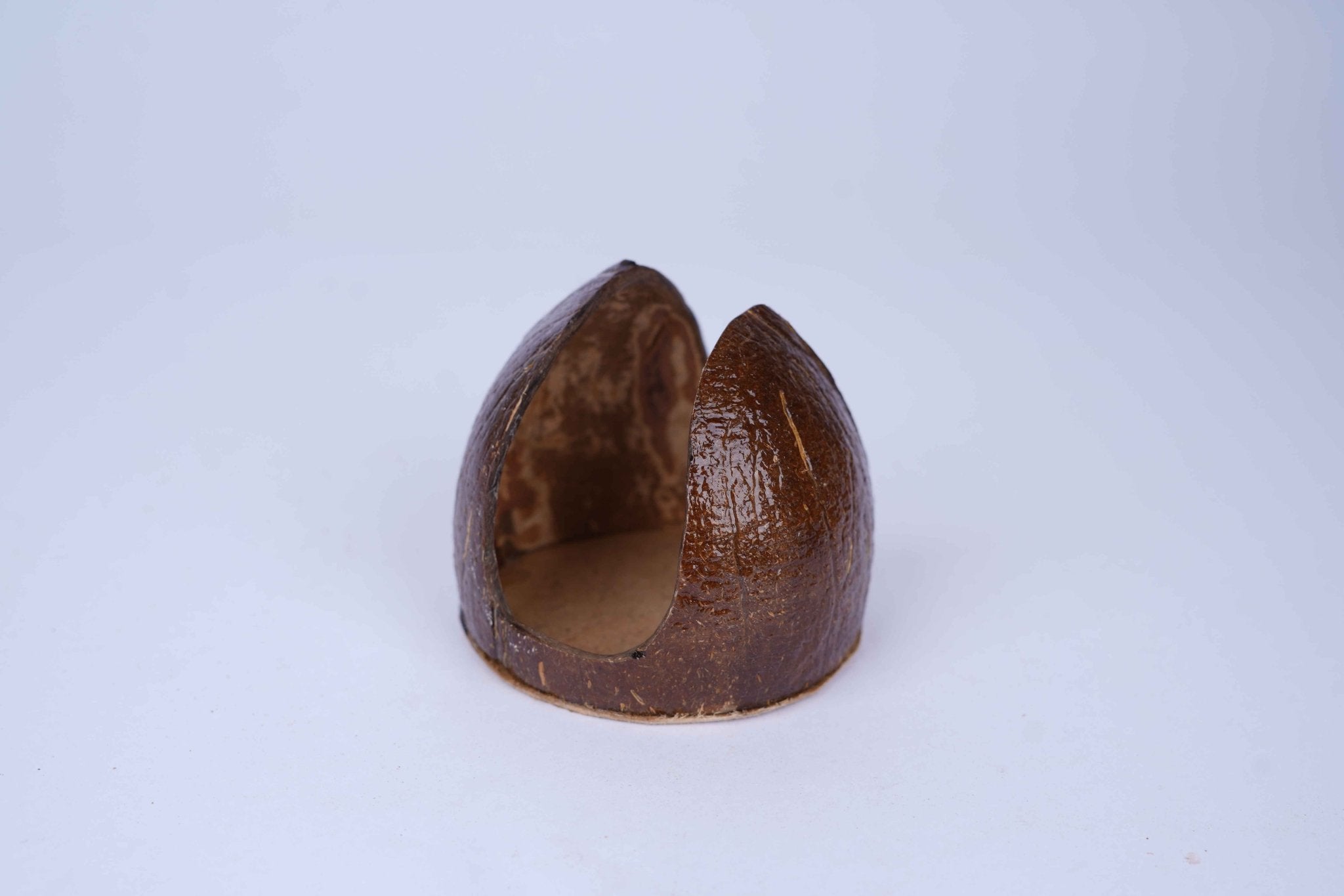 Handcrafted Coconut Shell Table Tissue Holder – Eco - Friendly Decor – Bath Accessories on Brown Living™. SKU: KOTT012. Img 2.