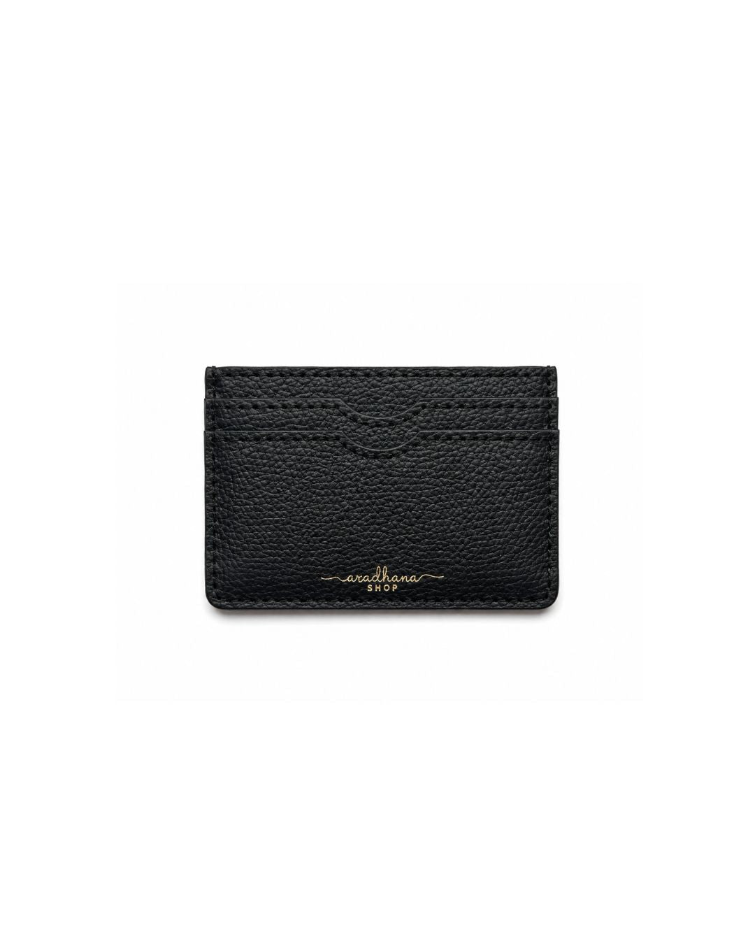 Handcrafted Embroidered Card Holder | Upcycled Card Case – Card Sleeves on Brown Living™. SKU: CC010C. Img 2.