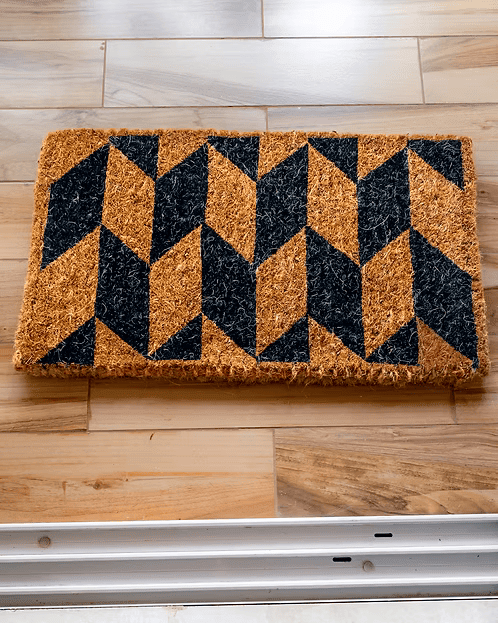 Handcrafted Kerala Coir Mat | Eco - Friendly Natural Door & Floor Mat – Mats & Rugs on Brown Living™. SKU: ANTHCKCMBCMHH. Img 4.