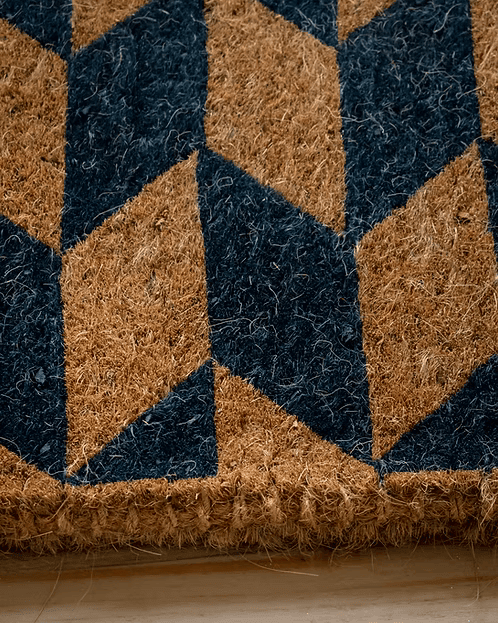 Handcrafted Kerala Coir Mat | Eco - Friendly Natural Door & Floor Mat – Mats & Rugs on Brown Living™. SKU: ANTHCKCMBCMHH. Img 6.