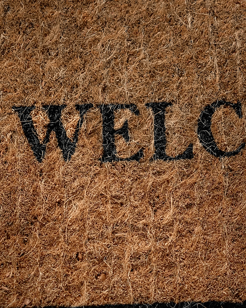 Handcrafted Kerala Coir Mat | Eco - Friendly Natural Door & Floor Mat – Mats & Rugs on Brown Living™. SKU: ANTHCKCMCWCMHH. Img 2.
