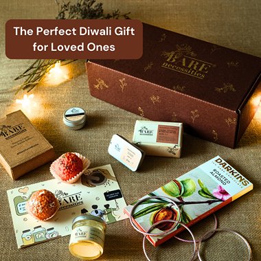 Handcrafted Luxury Bath & Body Gift Hamper | Diwali Gift Hamper – Card Games on Brown Living™. SKU: BNDG03. Img 10.