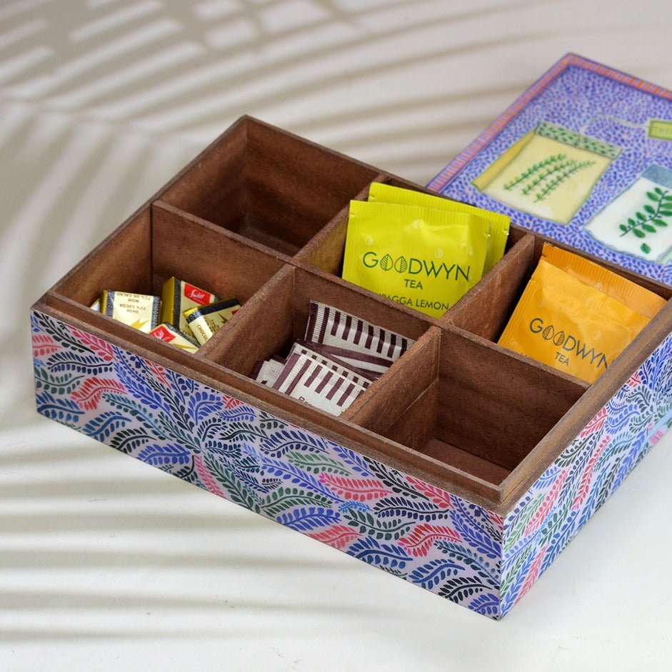 Handcrafted Organizer Box | Jewellery Box – Organizers on Brown Living™. SKU: MJ00098BXM. Img 3.