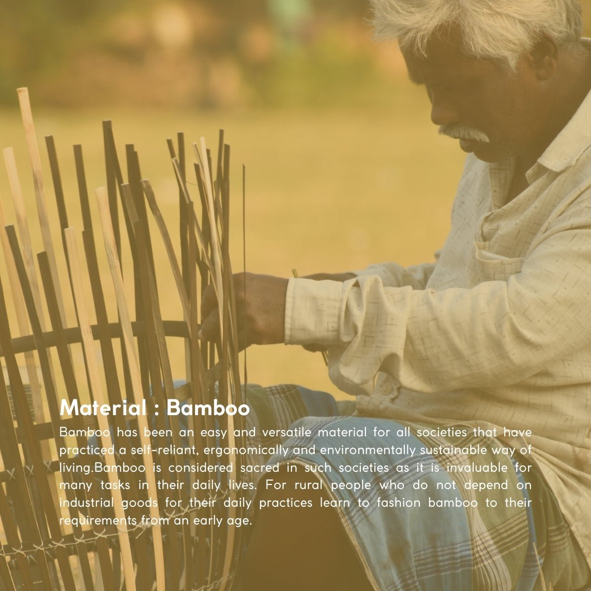 Handmade Bamboo Chip & Dip - Green | Verified Sustainable by Brown Living™