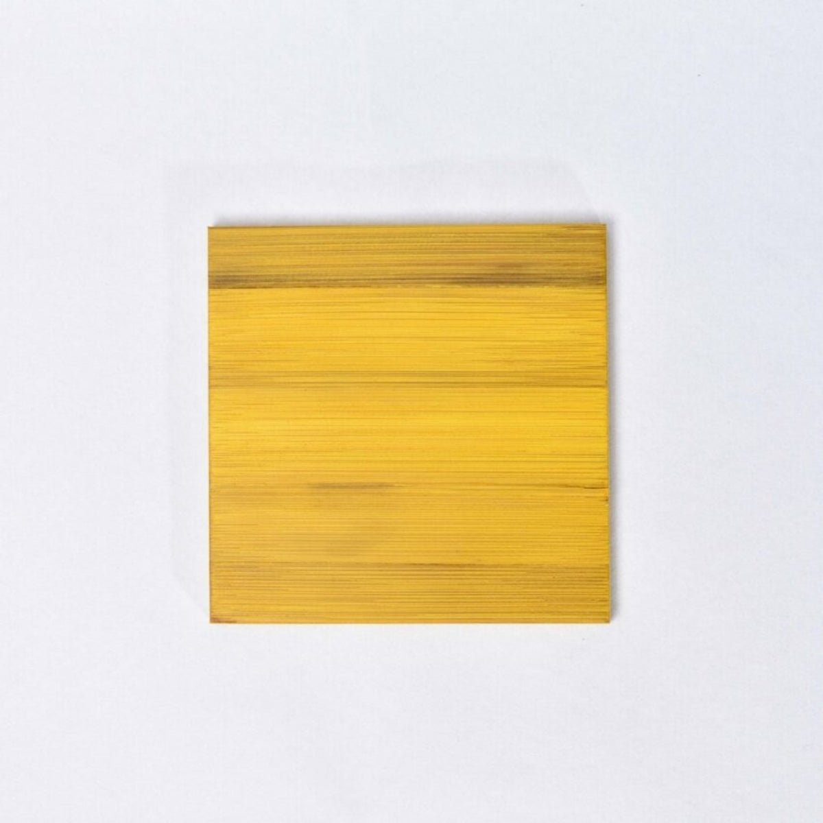Handmade Bamboo Coasters - Yellow | Verified Sustainable by Brown Living™