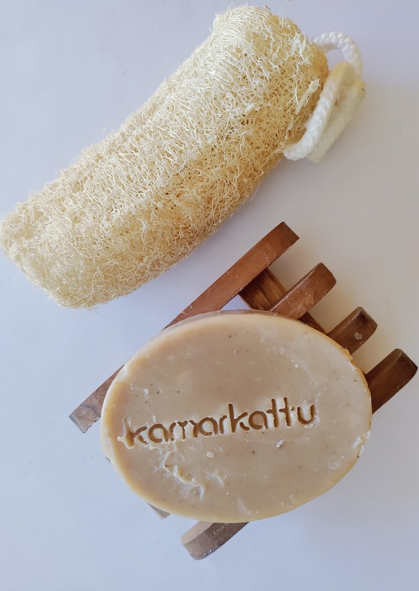 Handmade Bath Soap - Nalungu Maavu - Pack of 3 – Body Soap on Brown Living™. SKU: hbs3withall. Img 6.