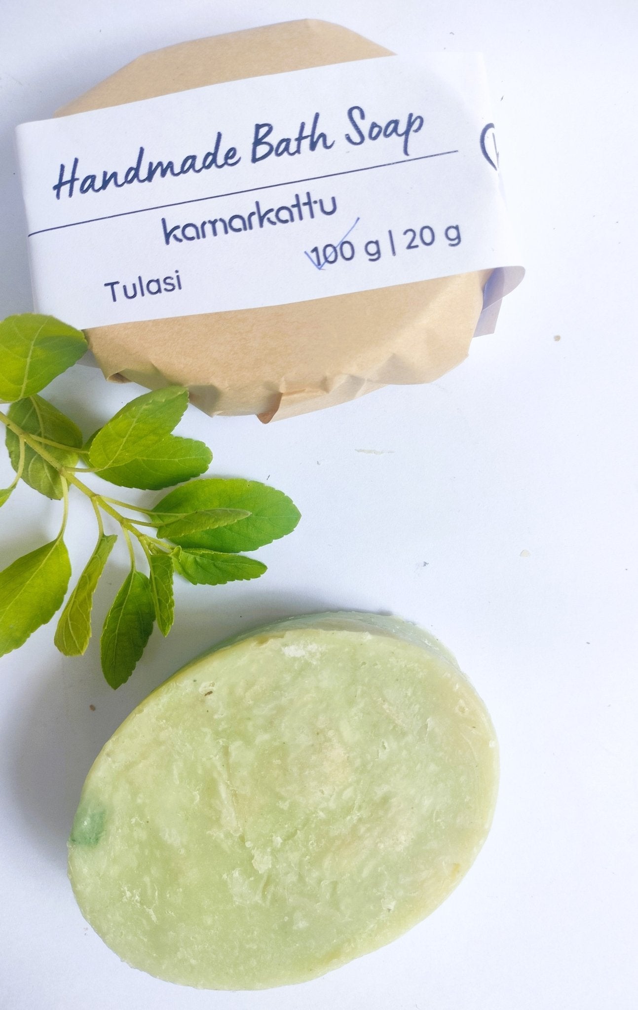 Handmade Bath soap - Tulsi | Pack of 2 | Verified Sustainable by Brown Living™