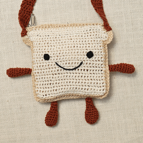 Handmade Nutella Bread Crochet Bag – Kids Bags on Brown Living™. SKU: SARKID07. Img 9.