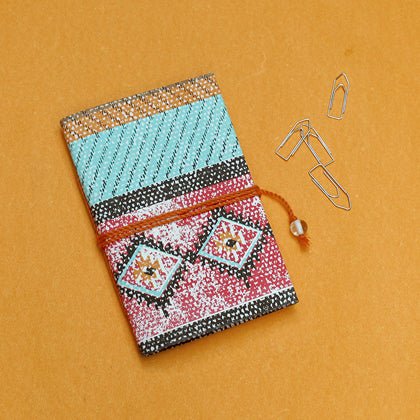 Handmade Recycled Paper Pocket Diary – Notebooks & Notepads on Brown Living™. SKU: MJ00009STA. Img 4.