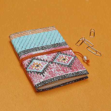 Handmade Recycled Paper Pocket Diary – Notebooks & Notepads on Brown Living™. SKU: MJ00009STA. Img 1.