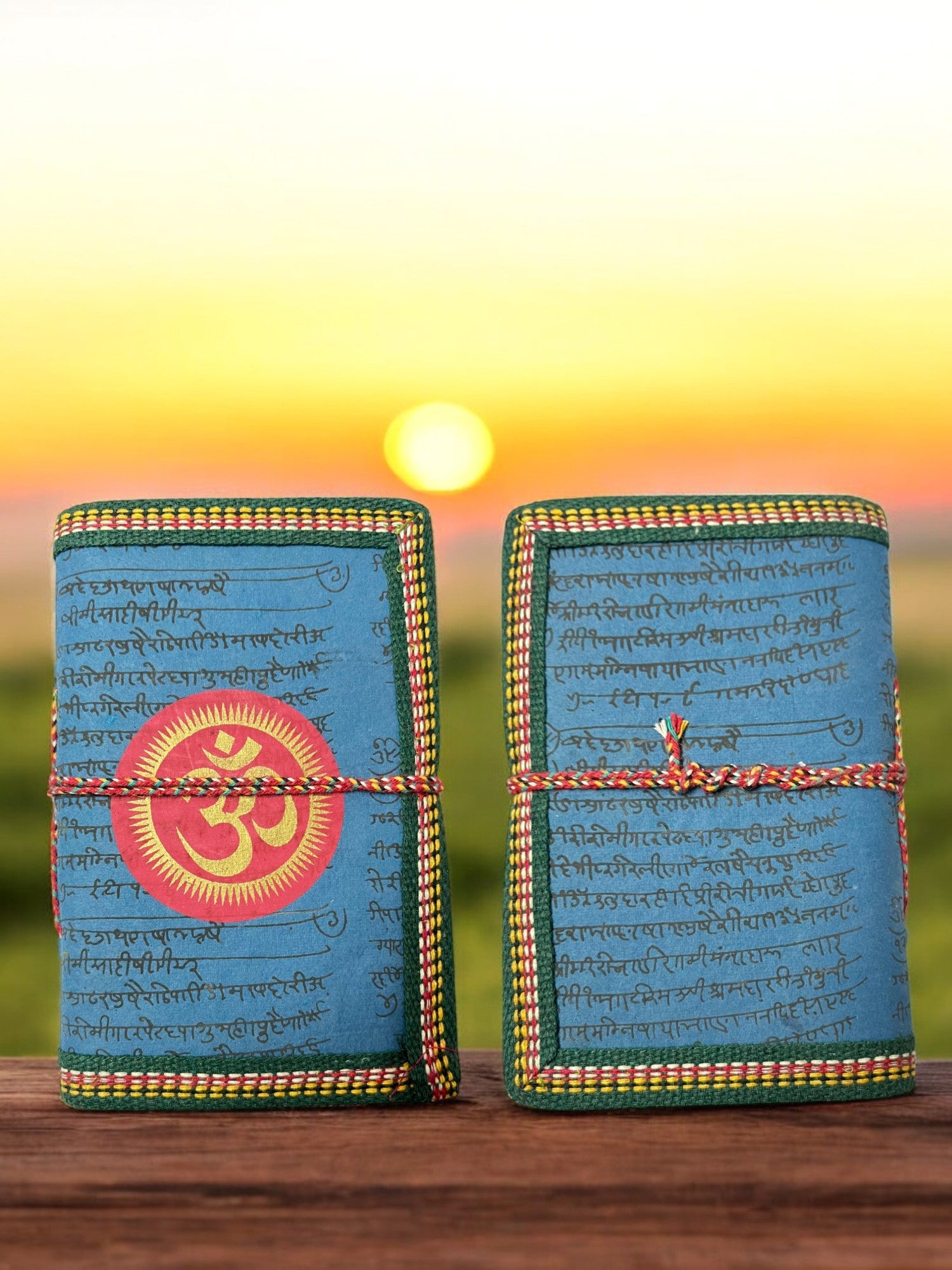 Handmade Recycled Paper Bahi Khata Journal Traditional – Stationary on Brown Living™. SKU: OEP473. Img 15.