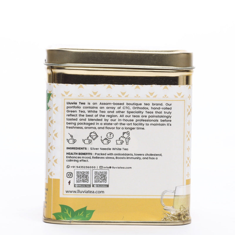 Handplucked Silver Needle White Tea with Antioxidants (50g) | Verified Sustainable Tea on Brown Living™