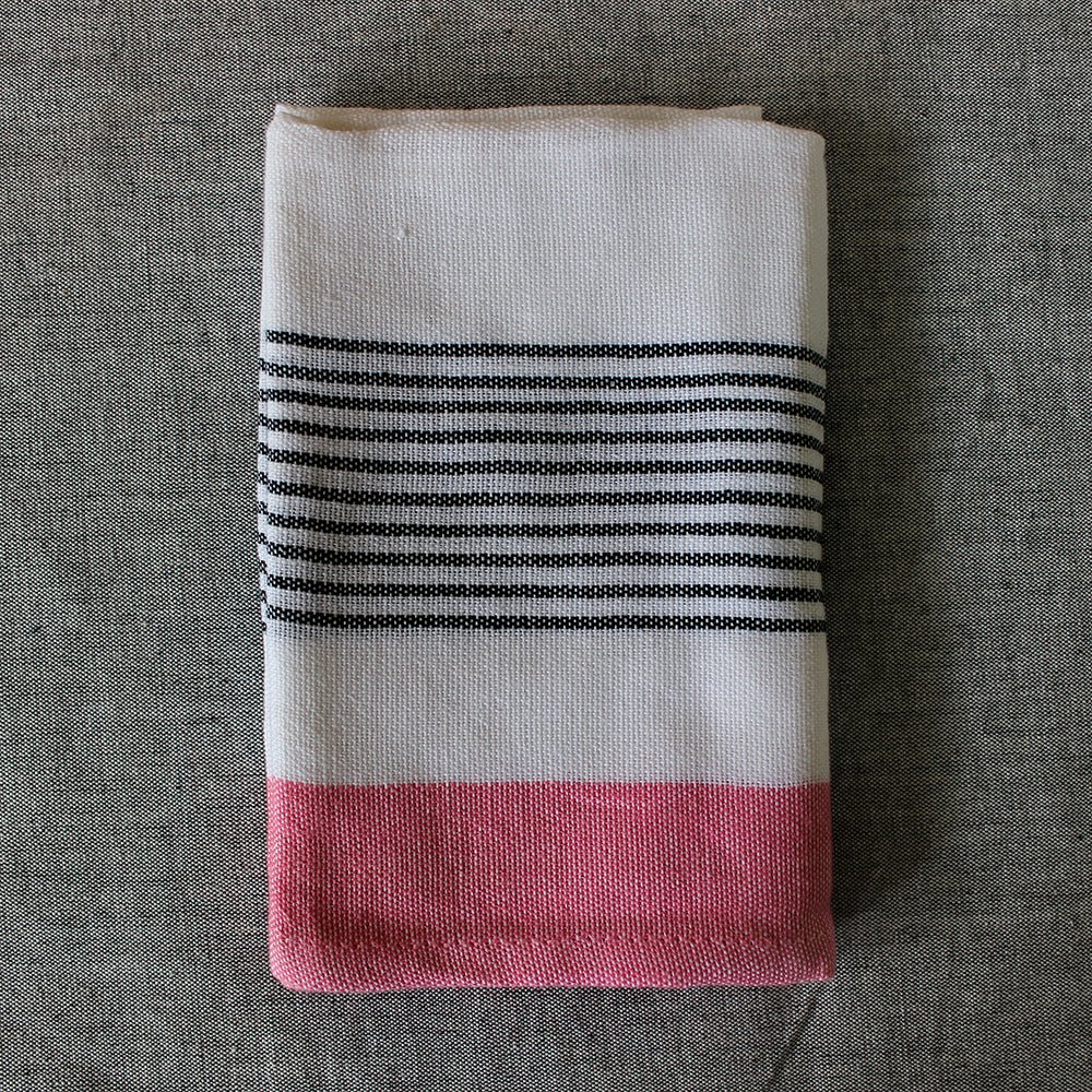 Handwoven Cotton Block Stripe Kitchen Towels – Kitchen Linens on Brown Living™. SKU: KTBSPK11. Img 12.