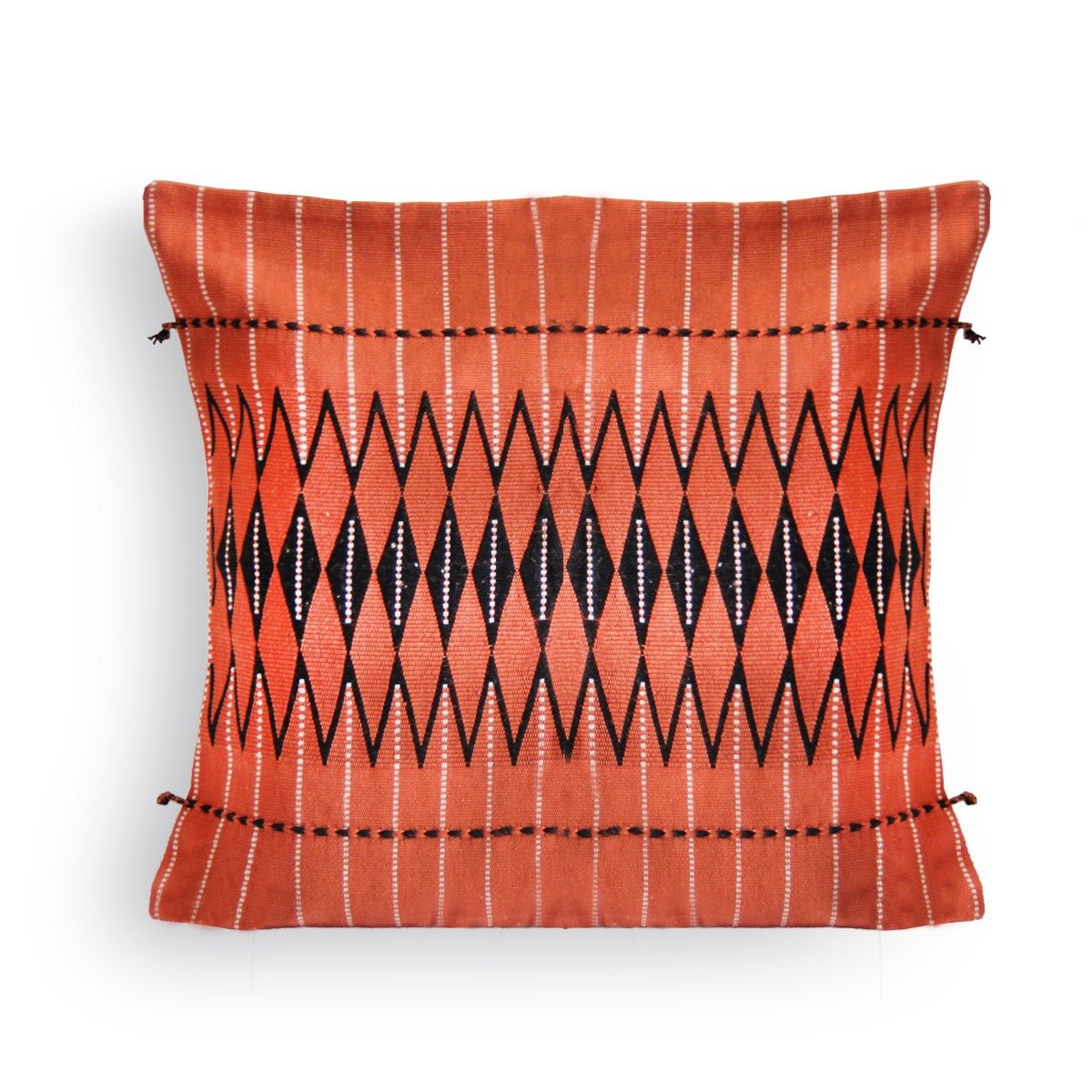 Handwoven Dzukou Cotton Cushion Cover – Covers & Inserts on Brown Living™. SKU: UD00000116. Img 5.