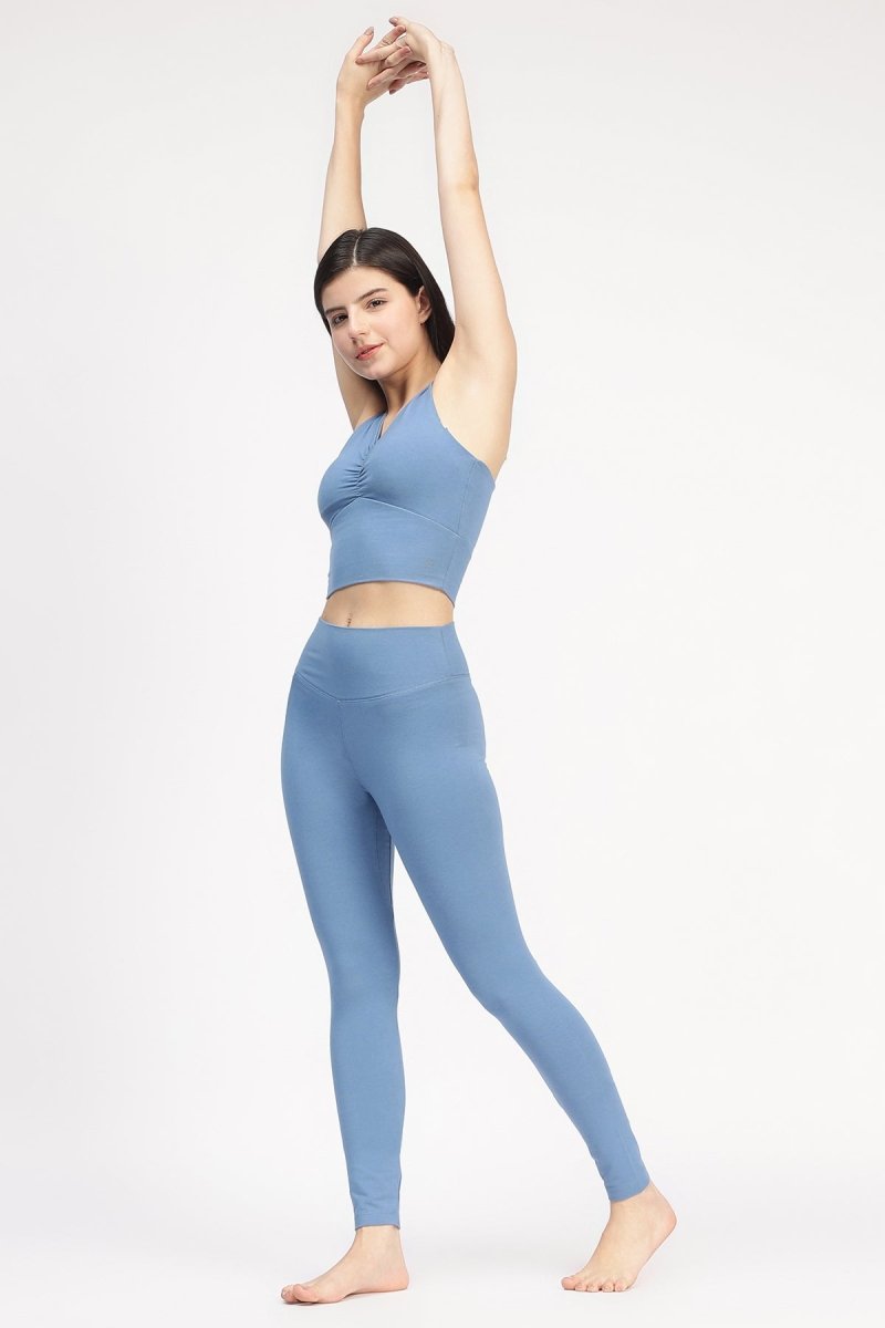 Hannah buttery soft legging – Womens Leggings by elope available on Brown Living™. Xs Ocean Blue. SKU: ELHNL003XS. Img 12.
