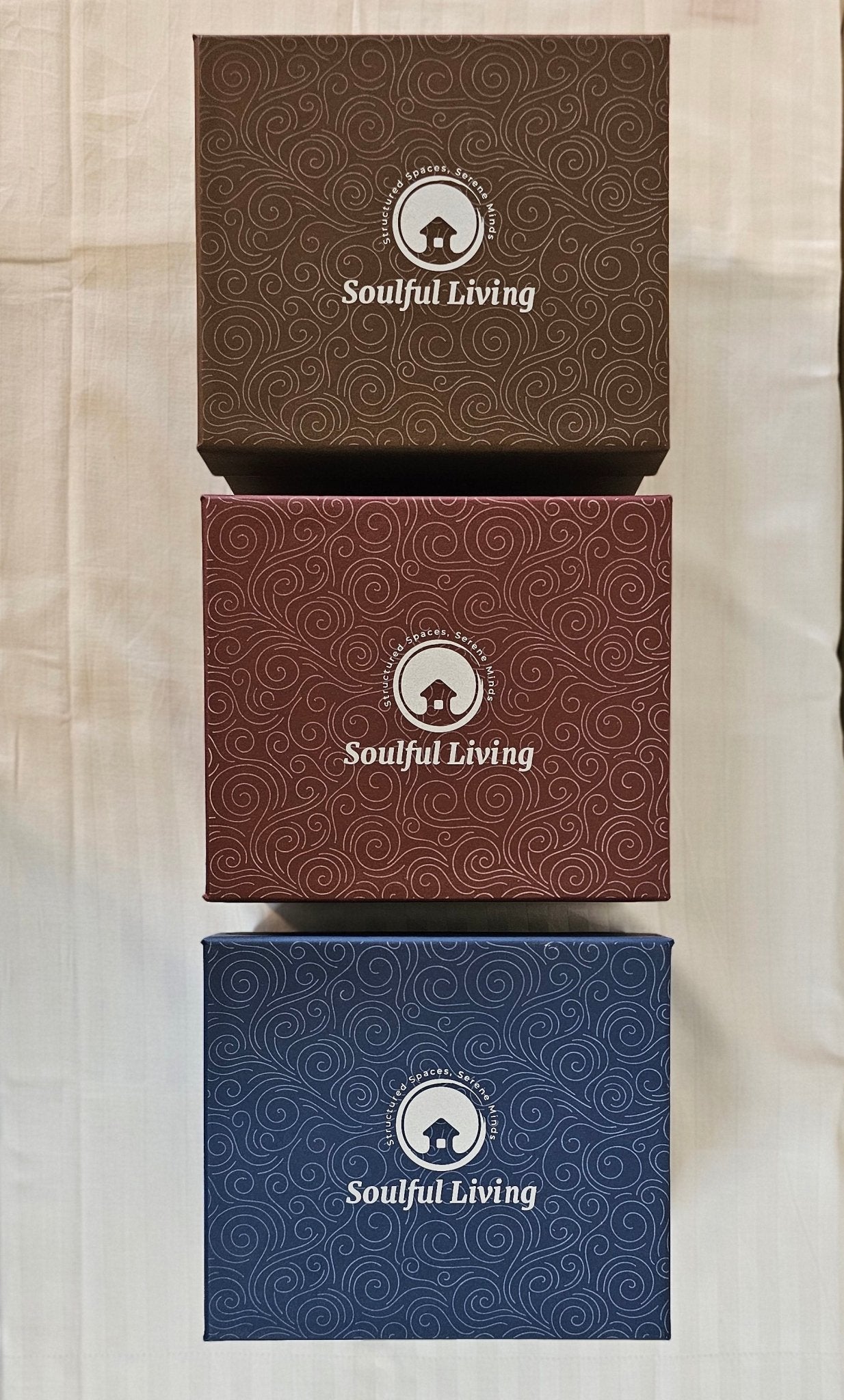 Harmony Haven – Handcrafted Decorative Storage & Organizer – Home Decor on Brown Living™. SKU: HH - 67403EB. Img 3.