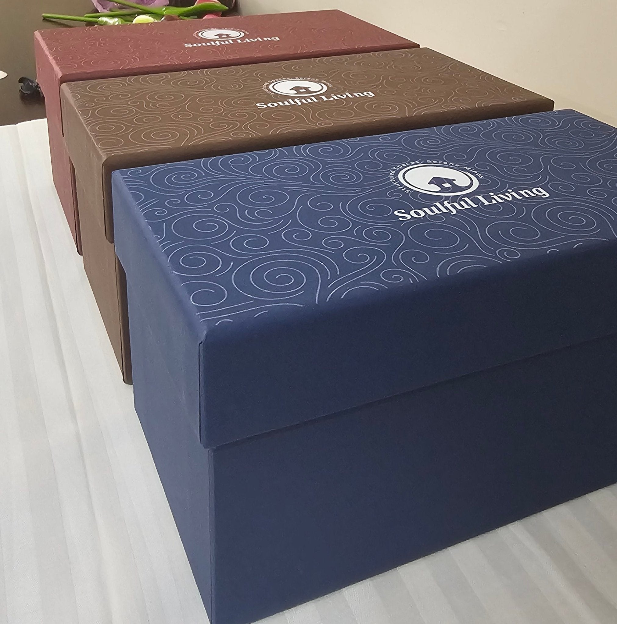 Harmony Vault – Handcrafted Paperboard Storage Box – Home Decor on Brown Living™. SKU: HV - 1155406EB. Img 3.