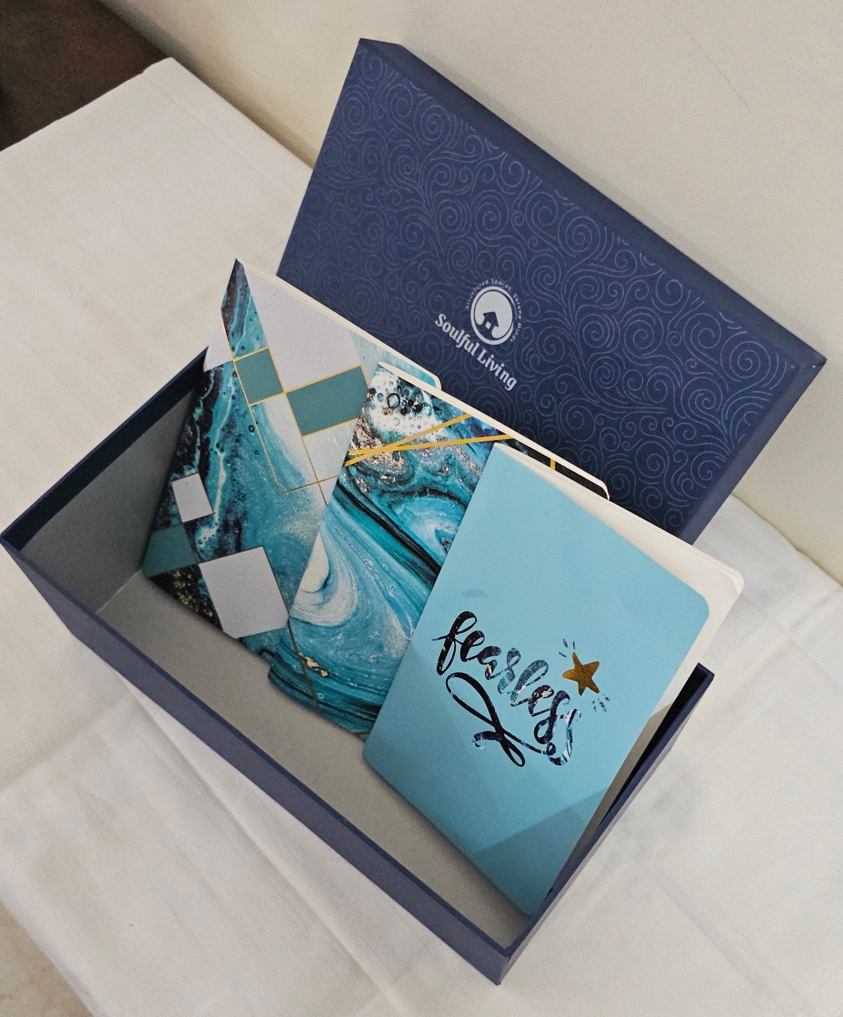 Harmony Vault – Handcrafted Paperboard Storage Box – Home Decor on Brown Living™. SKU: HV - 1155406EB. Img 4.