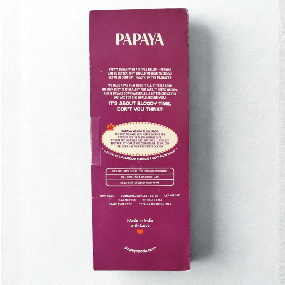 Heavy Flow Menstrual Pads Pack Of 36 | High Absorbency Pads – Sanitary Pad on Brown Living™. SKU: PPHF36. Img 3.