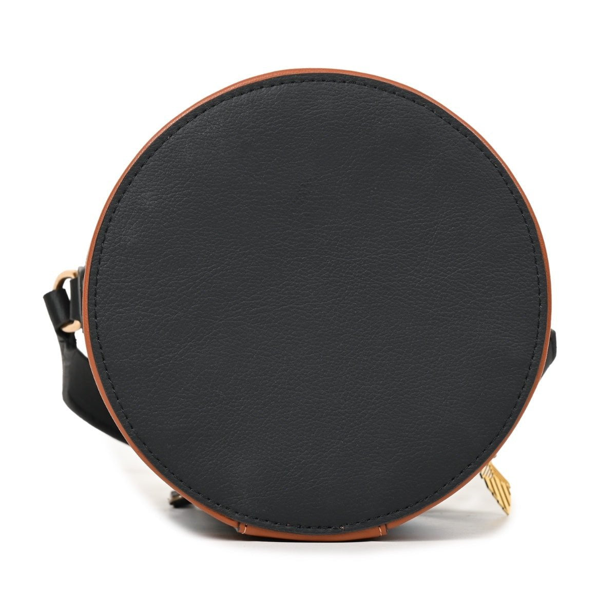 Hemera (Black & Gingerbread) | Women's Bag made with Apple Leather – Womens Handbag on Brown Living™. SKU: BGH 5001. Img 5.