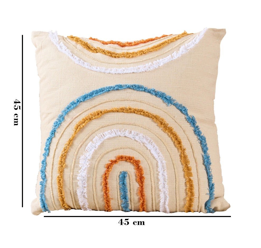 Hemisphere Modern Decor Cushion | Contemporary Accent Cushion – Pillow on Brown Living™. SKU: TEE-25760. Img 5.