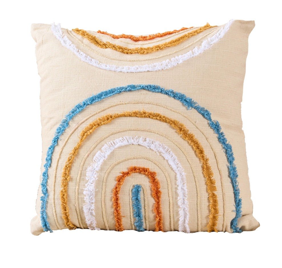 Hemisphere Modern Decor Cushion | Contemporary Accent Cushion – Pillow on Brown Living™. SKU: TEE-25760. Img 3.