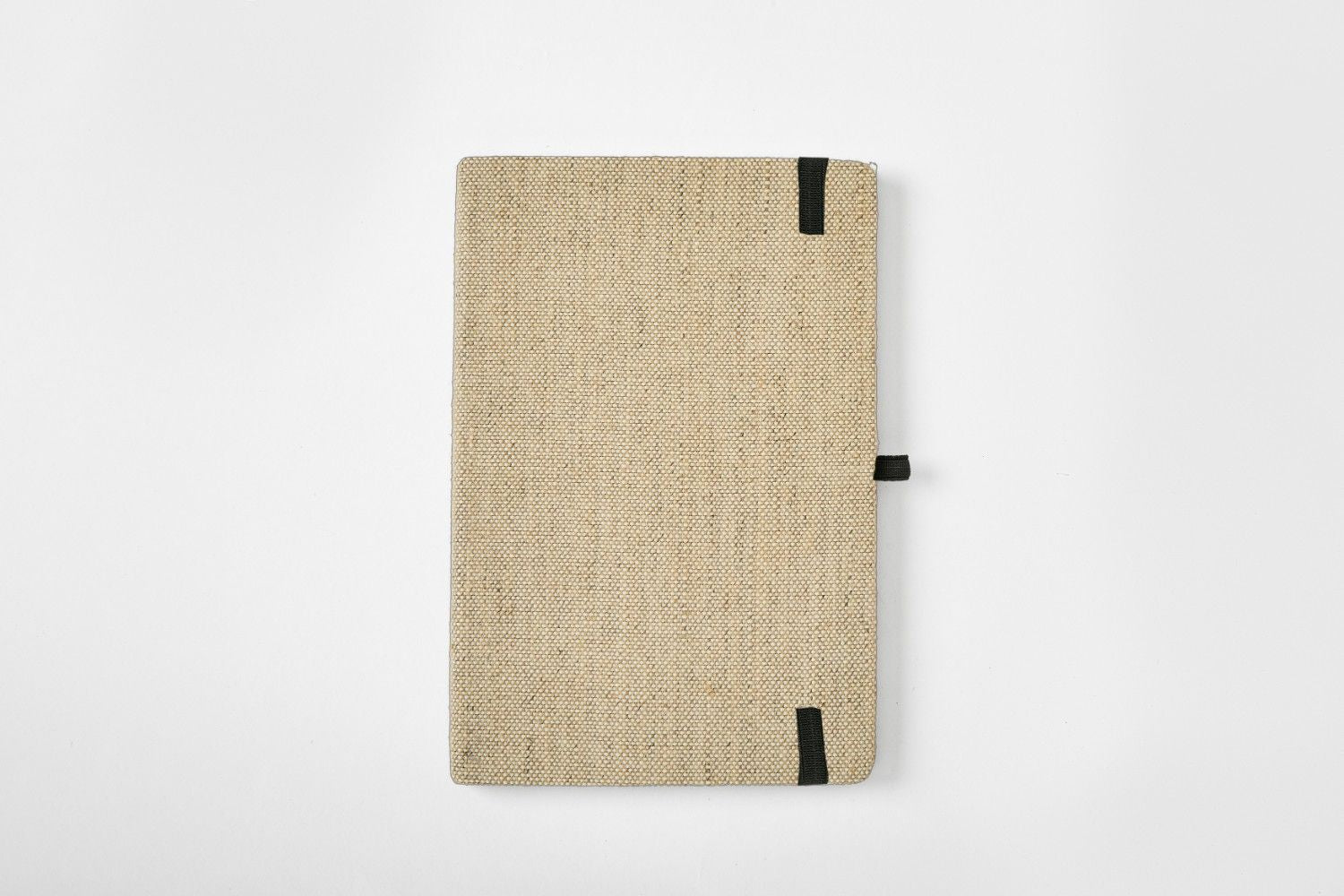 Hemp A5 Notebook Diary with Elastic Lock & Pen Loop – Notebooks & Notepads on Brown Living™. SKU: GD05-NATURAL. Img 14.