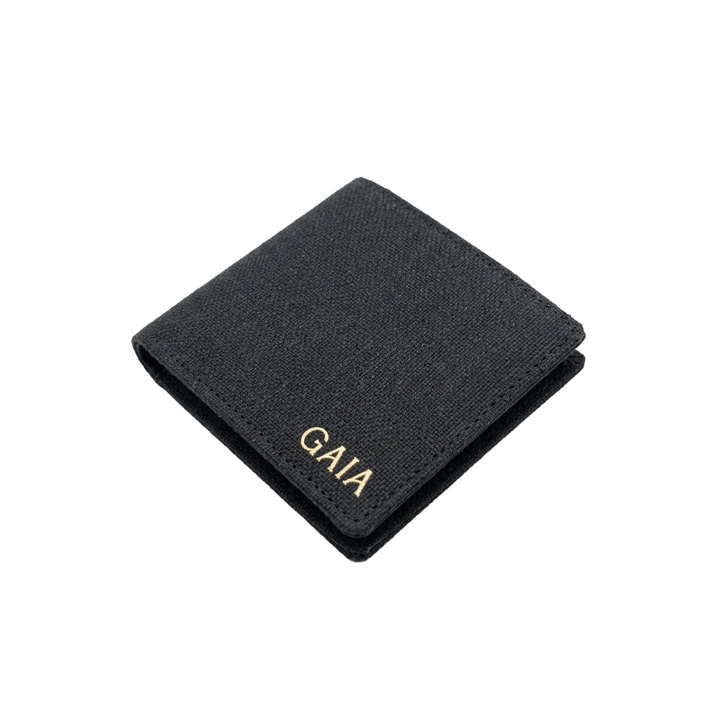 Hemp Classic Bifold Men’s Wallet Eco Friendly Minimal Wallet – Mens Wallet on Brown Living™. SKU: GWL03-BLACK. Img 4.